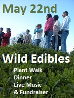 Save the Date 5/22 Wild Edibles